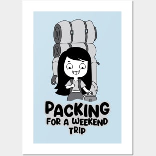 Packing for a weekend trip! Posters and Art